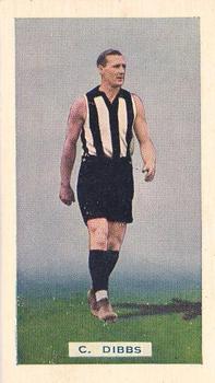 1935 Hoadley's League Footballers #25 Charlie Dibbs Front